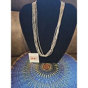 Himalayan Gems Beaded Potay Necklace From Hsn